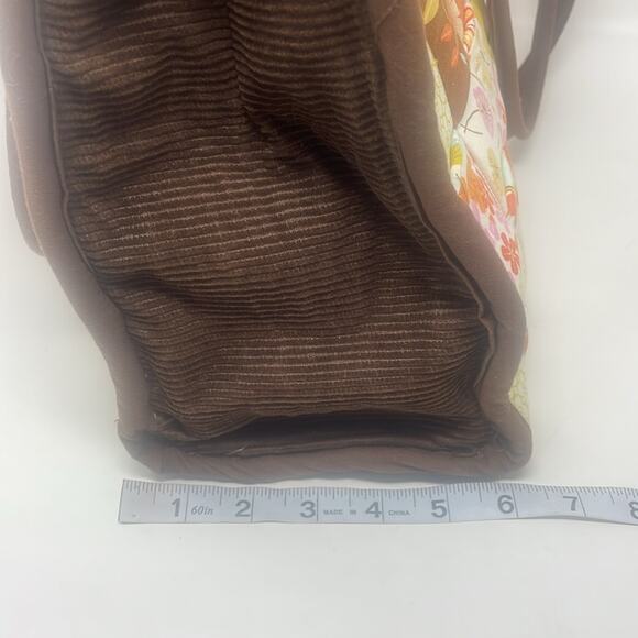 Vintage 70's Handmade Granny Patchwork Extra Large Tote/Shoulder Bag - Picture 13 of 14